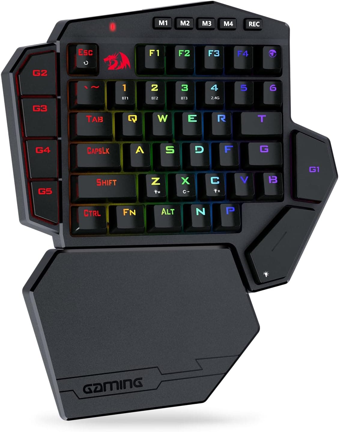 Redragon K585 Pro Teclado Una Mano 3 Modos RGB