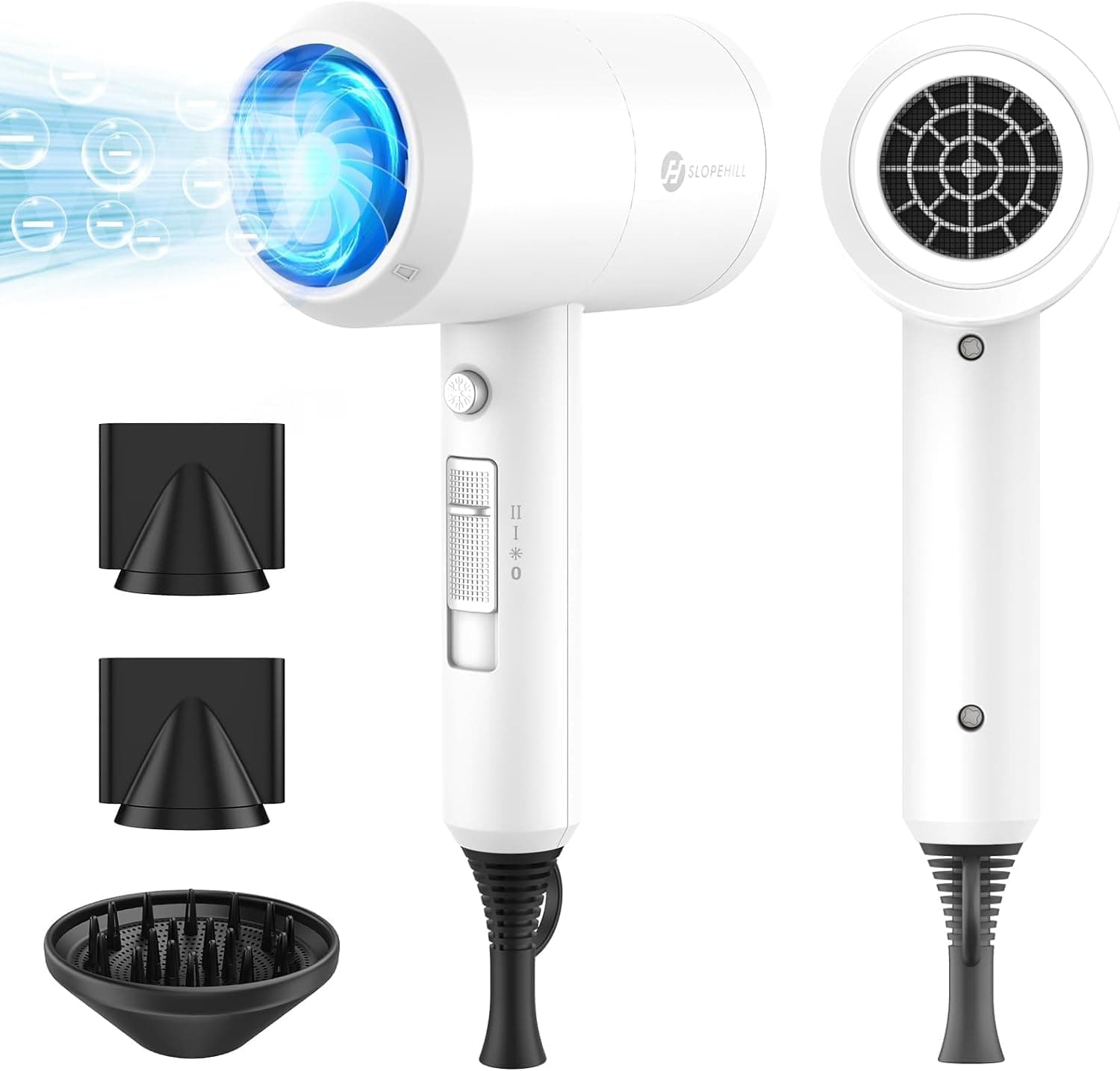 slopehill Secador de Pelo Iónico Profesional Motor AC 1800W
