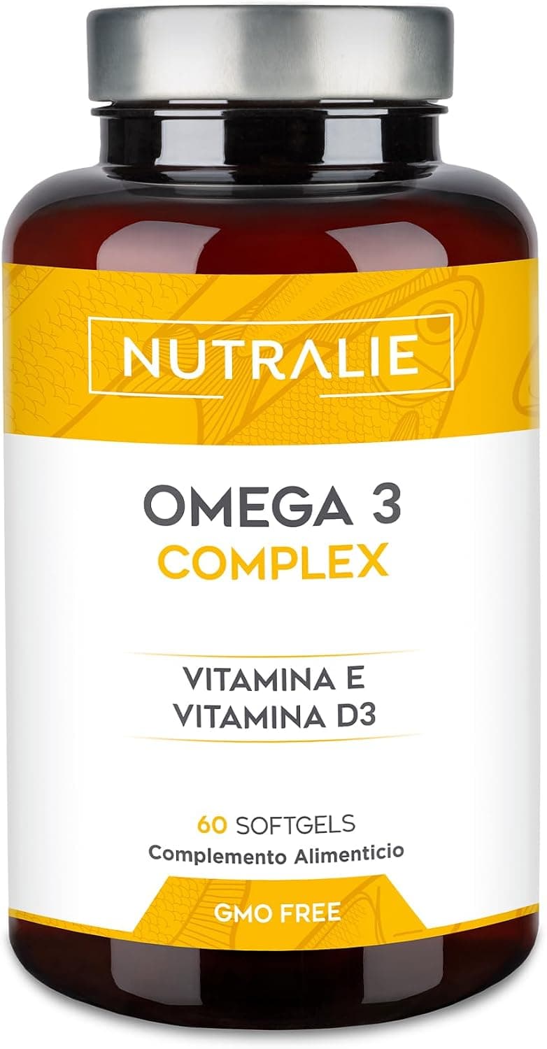 Omega 3 Cápsulas 2000mg - EPA y DHA 1257mg - IFOS Vit D y E