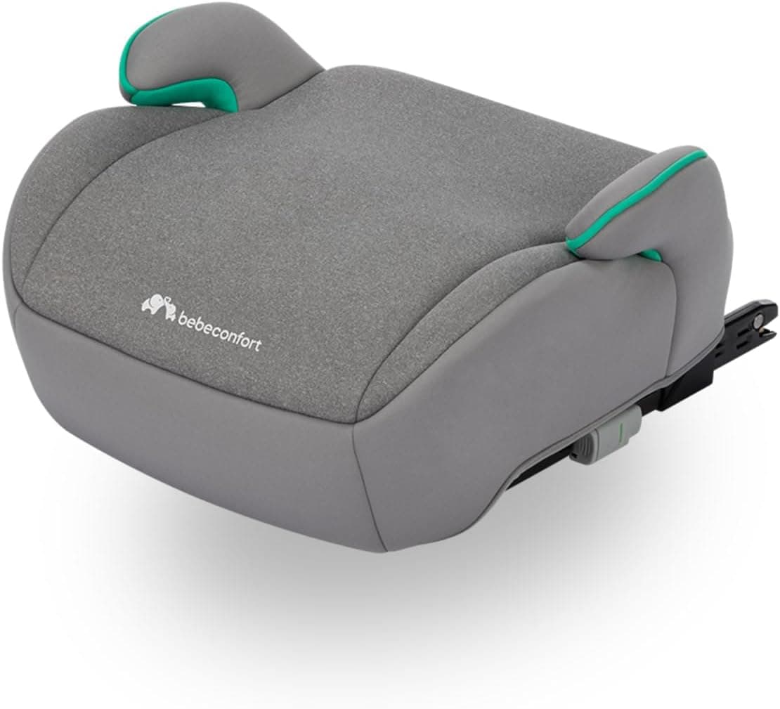 Bebeconfort Manga i-Fix asiento elevador, alzador coche niño, Silla de Coche isofix grupo 3 para niños de 128-150 cm, de 6 a 12 años (22-36 kg), Tinted Gray