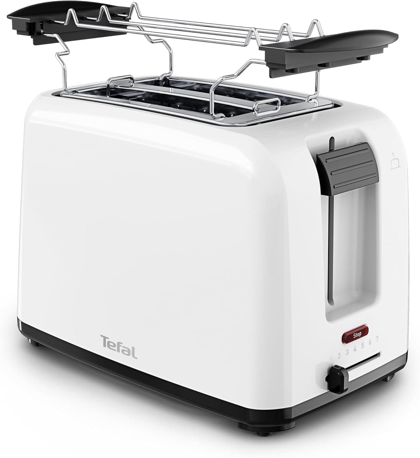 Tefal Vita, Tostadora 2 Ranuras, 7 Niveles de tostado, Blanco