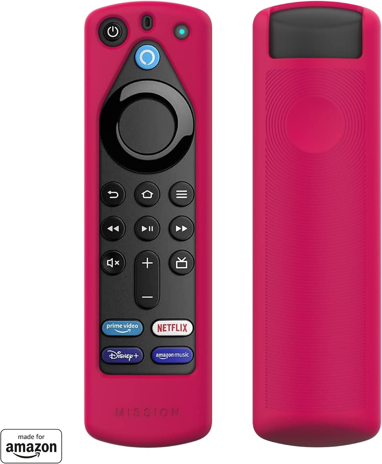 Nueva funda Made for Amazon para el mando por voz Alexa (3.ª generación), magenta