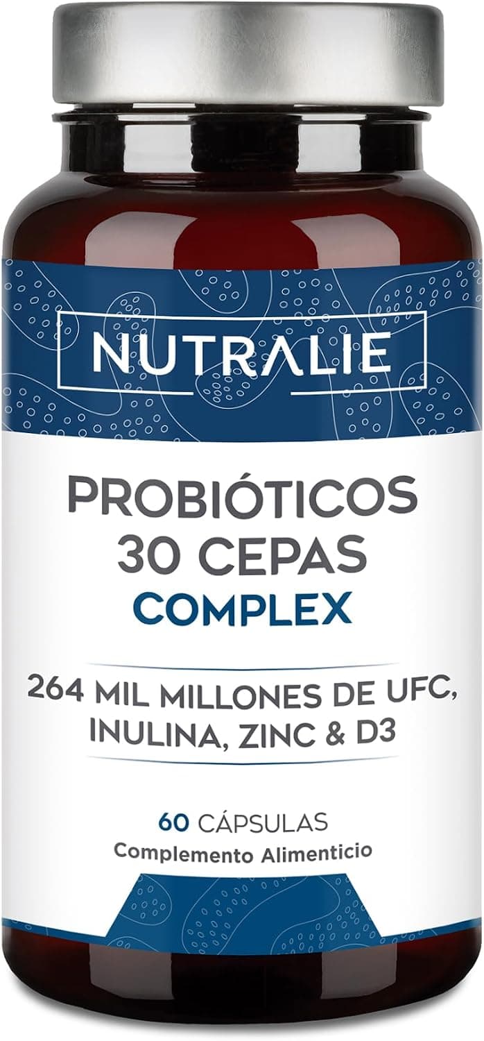 Probioticos y Prebioticos Intestinales 30 Cepas
