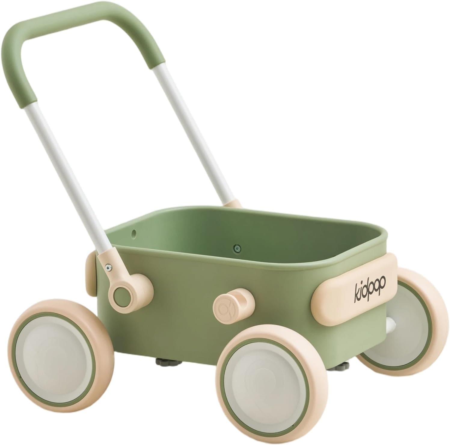 Kidpop PULA Andador Bebes, Juguete Multifuncional, Carrito Bebe, Ruedas EVA, Regalo Ideal de Cumpleaños, Andador Bebe 7 Meses a 4 años, máx. 15 kg, Verde