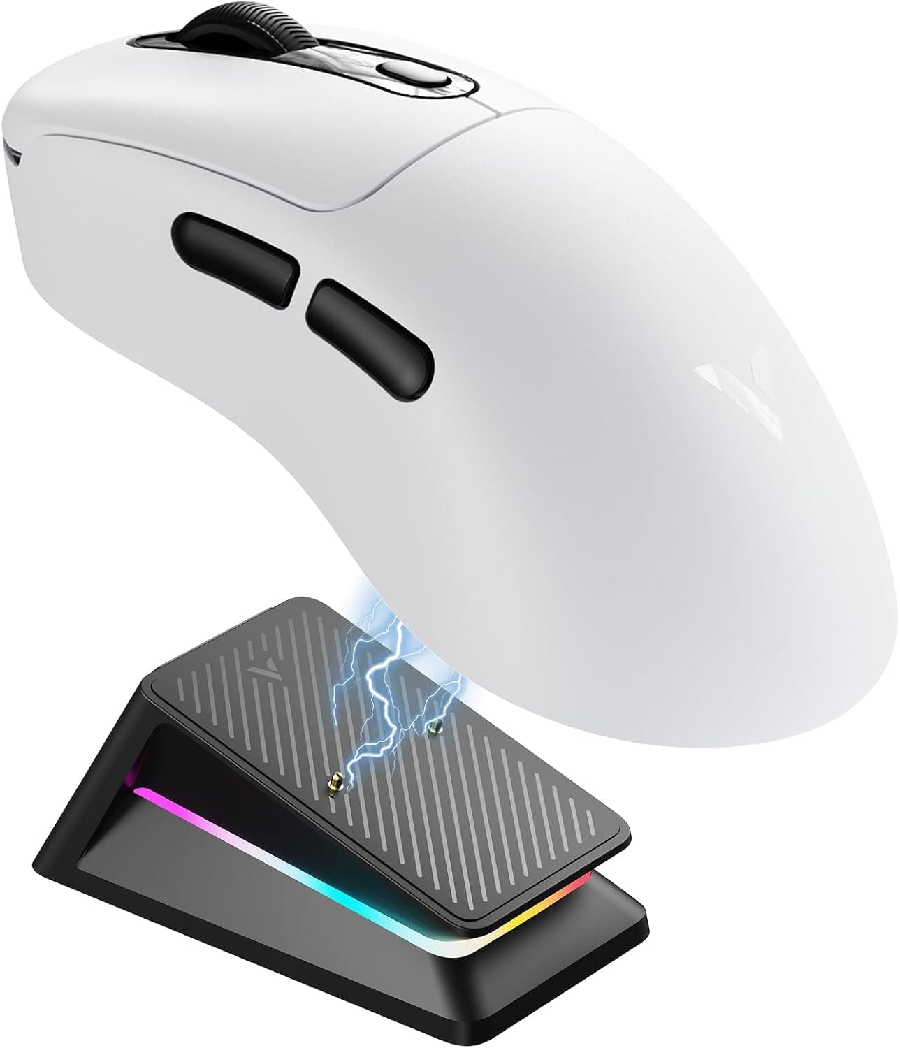 Rapoo VT3SE Plus Ratón Gaming Inalámbrico con Base de Carga RGB Magnética