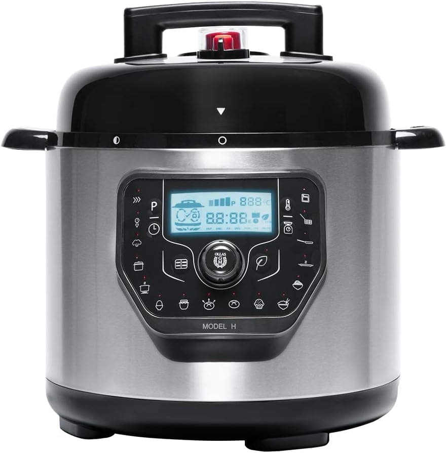 Cecotec Olla Programable GM Modelo H Deluxe. Programable 24 horas, Capacidad 6 litros,Sistema de cocción inteligente, Función báscula,Temperatura ajustable, Presión ajustable