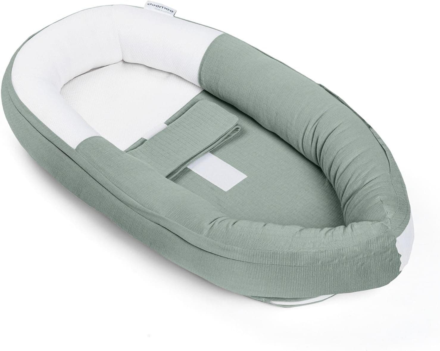 DOOMOO Cocoon Reductor para Recien Nacidos Tetra Green, Evolutivo, Transpirable, 0-8 Meses