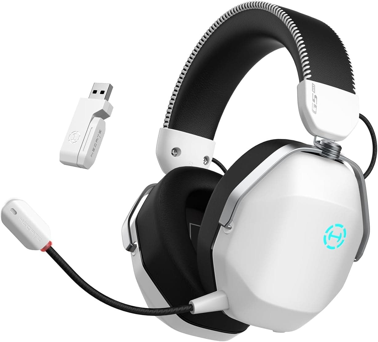 Edifier G5 MAX Auriculares Gaming Inalámbricos conTHX Spatial Audio, Blanco
