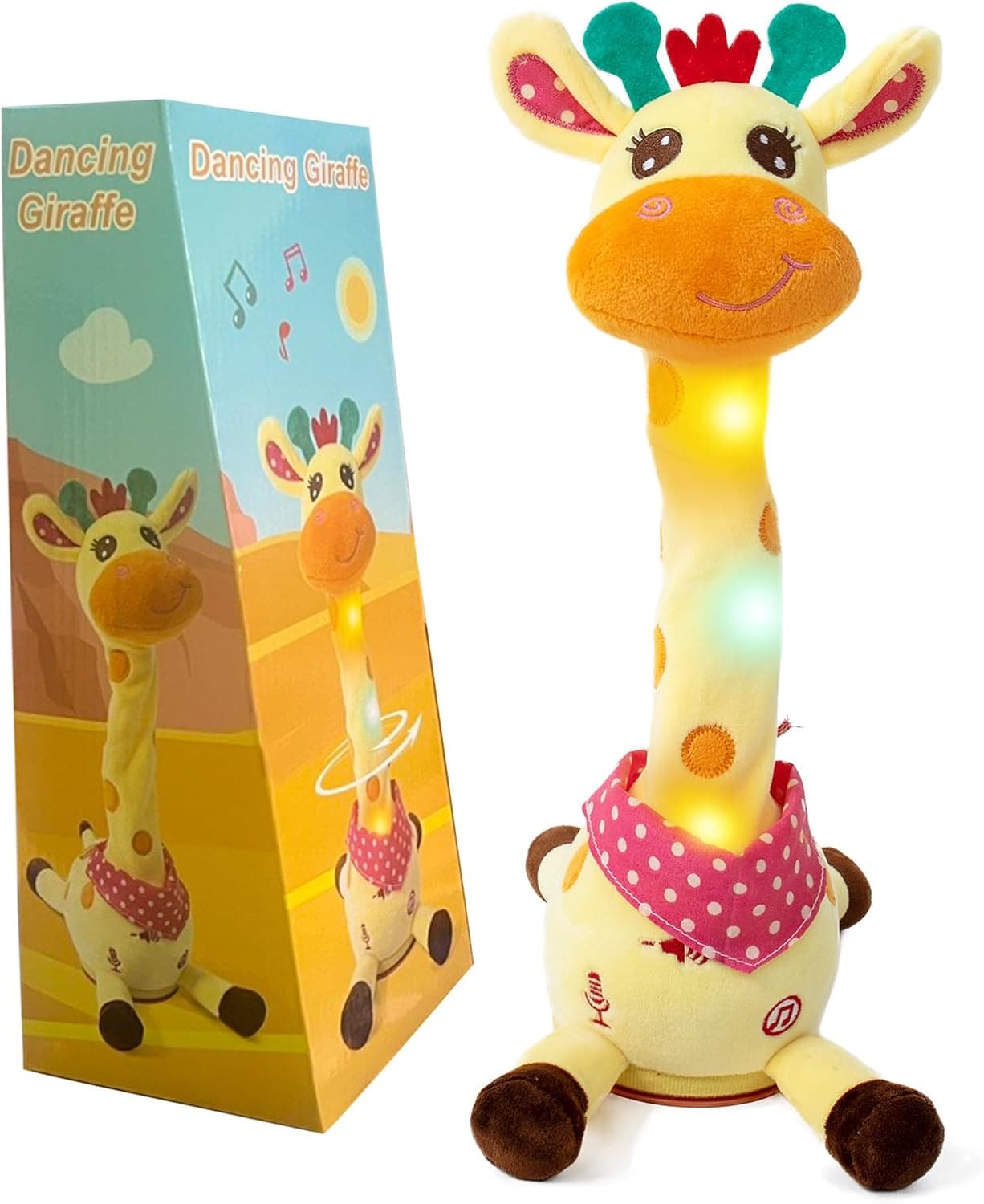 seOSTO Jirafa Bailarín, Peluche Musical Que Baila y Repite Tu Voz
