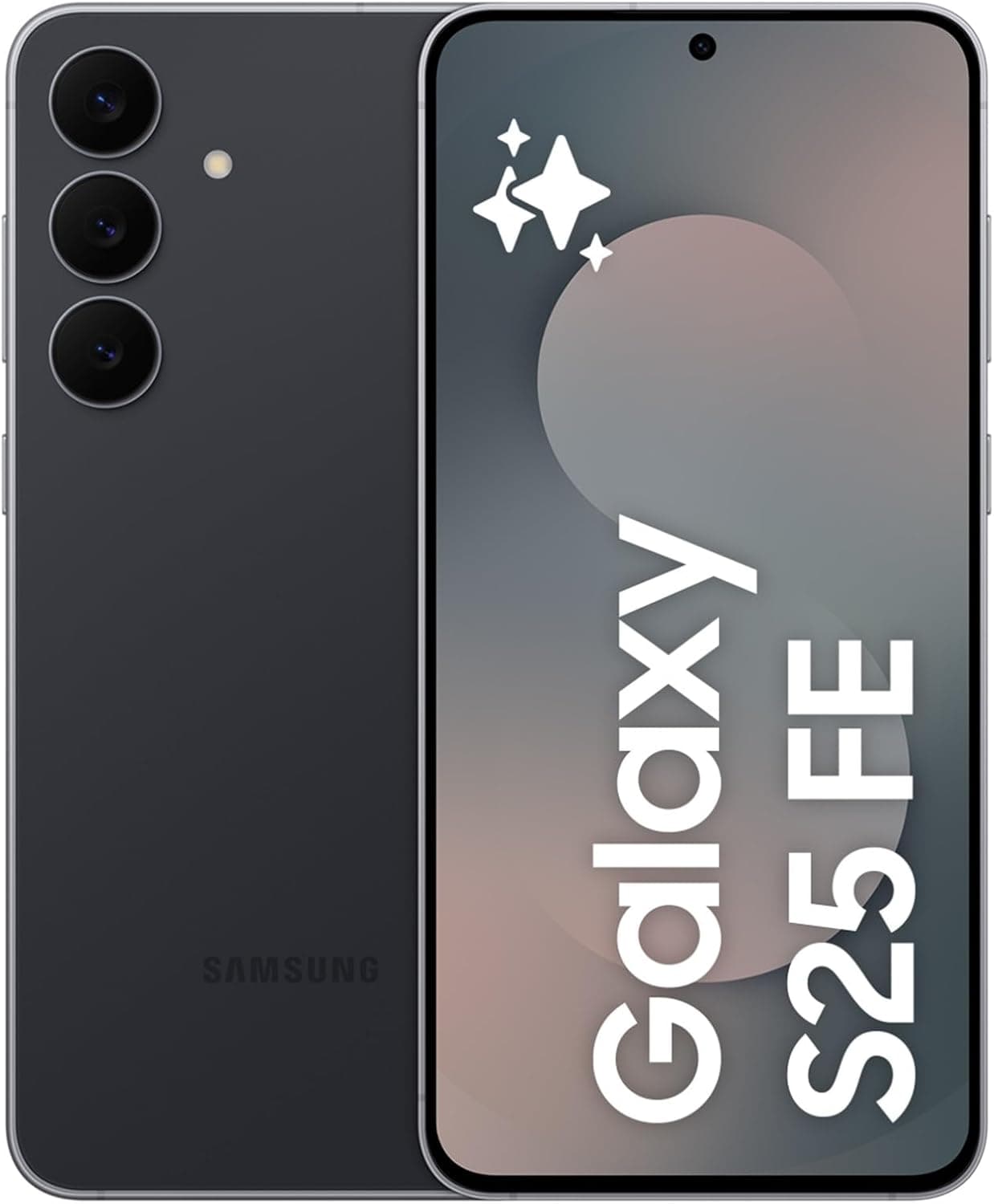 Samsung Galaxy S25 FE 512GB, Teléfono Móvil con IA, Marco Ligero 7,5mm, Pantalla FHD+ 6,7", Cámara 50MP, Exynos 2400, 8GB RAM, Garantía Fabricante 3 Años+1 Año Extra, Negro Intenso (Versión Española)