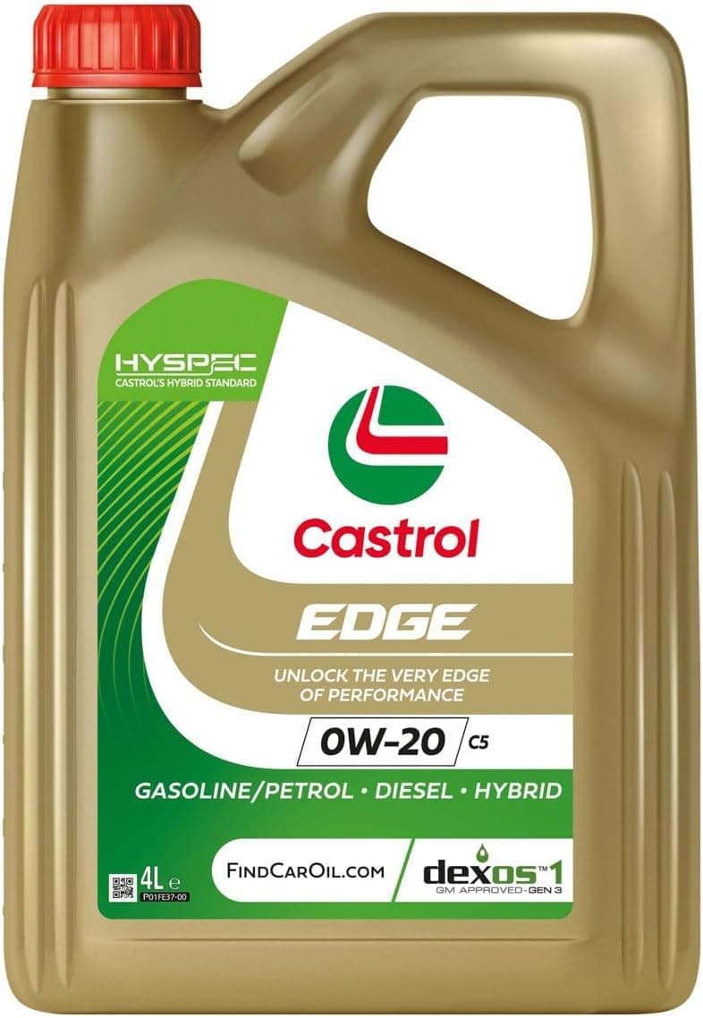 Castrol EDGE 0W-20 C5 Aceite de Motor Avanzado Sintético, 4L