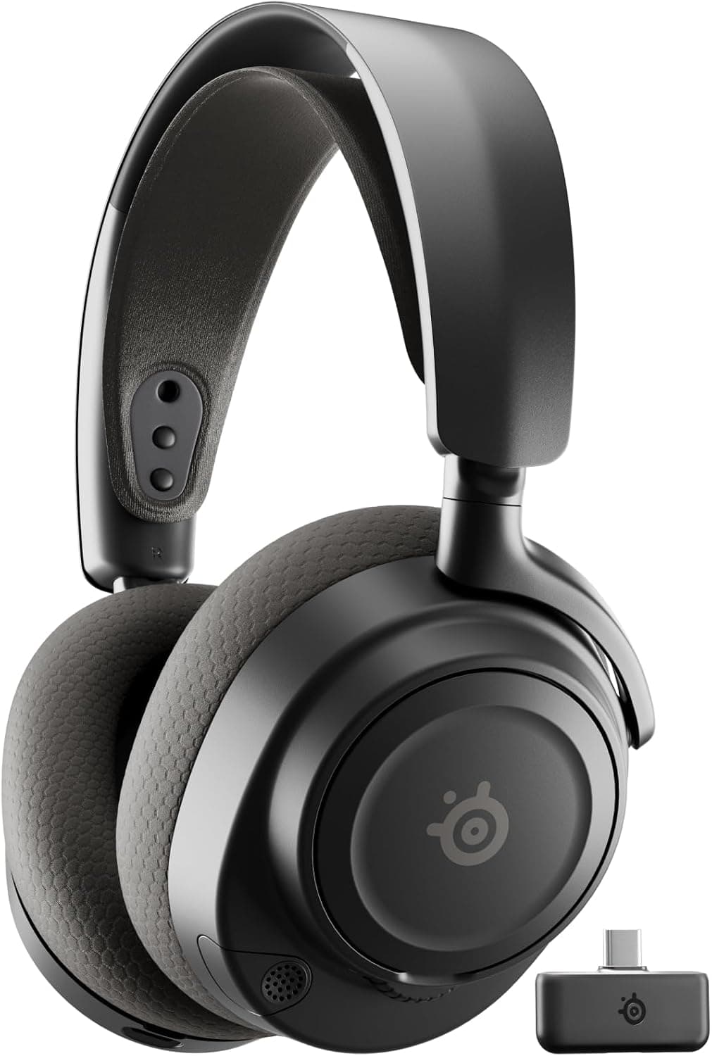 SteelSeries Arctis Nova 7 Wireless Gen 2 Auriculares gaming multiplataforma -Control de app en tiempo real -Más de 50 horas -Controladores magnéticos de neodimio -2,4 GHz y Bluetooth -PC,PS5,Switch1/2