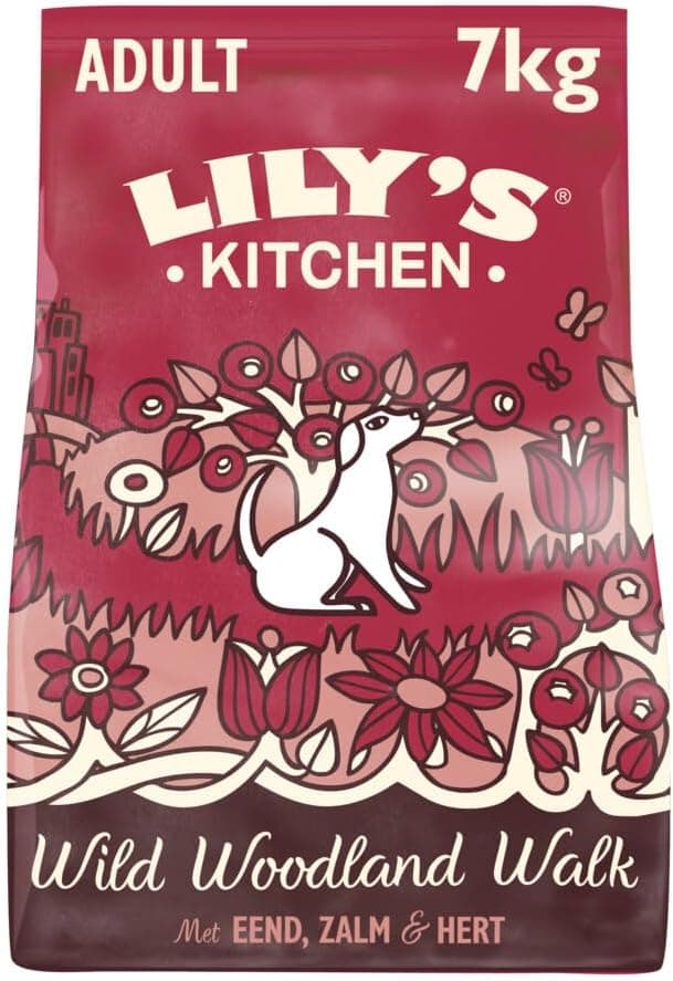 Lily's Kitchen completo pienso seco para perros adultos, con pato, salmón y ciervo, 7 kg