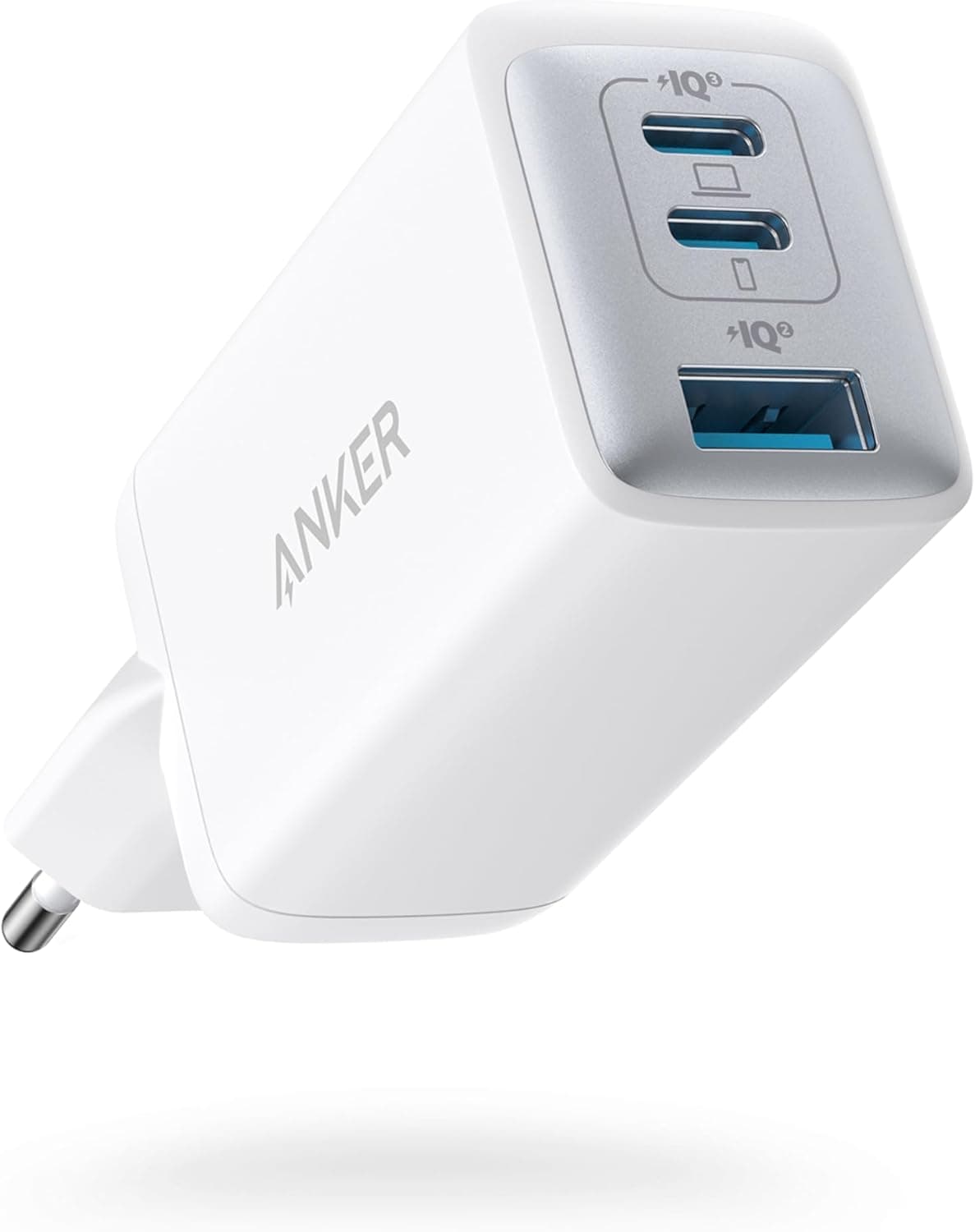 Anker Nano II Cargador Carga Rapida USB C 65W con 3 Puertos PPS