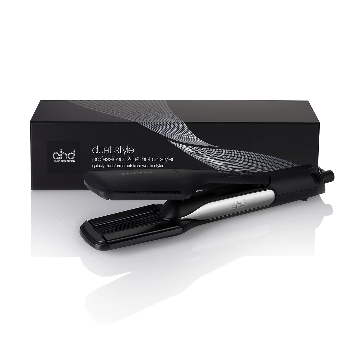 ghd Duet Style - Plancha y Secador 2 en 1, De Mojado a Peinado Sin Daño