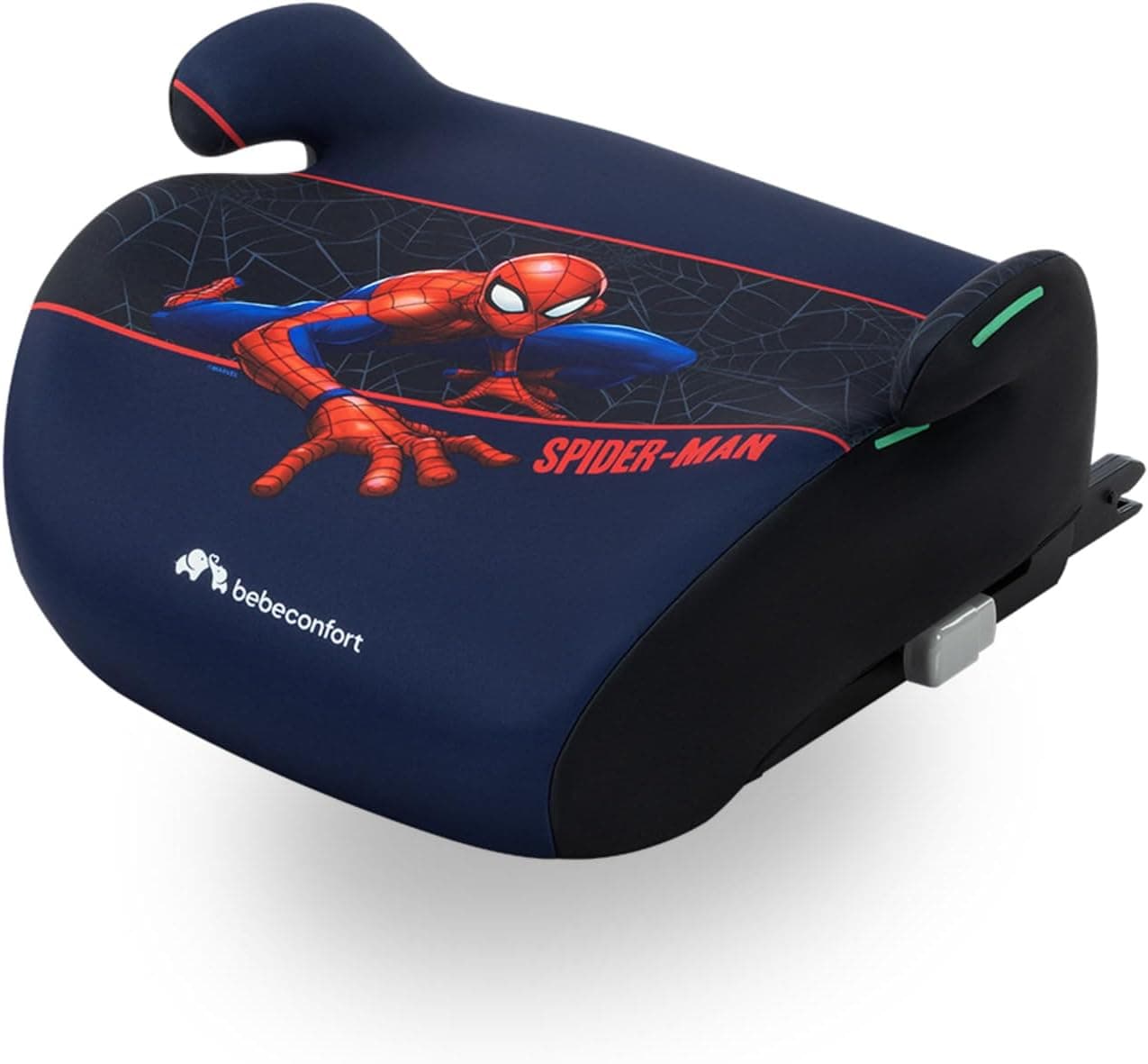 Bebeconfort Marvel Manga i-Fix Asiento Elevador ISOFIX, Silla de Coche Spider-Man para Niños y Niñas de 6 a 12 años, 22-36 kg, 128-150 cm, Portátil, Cómodo, Compacto, Ligero, Authentic Spiderman