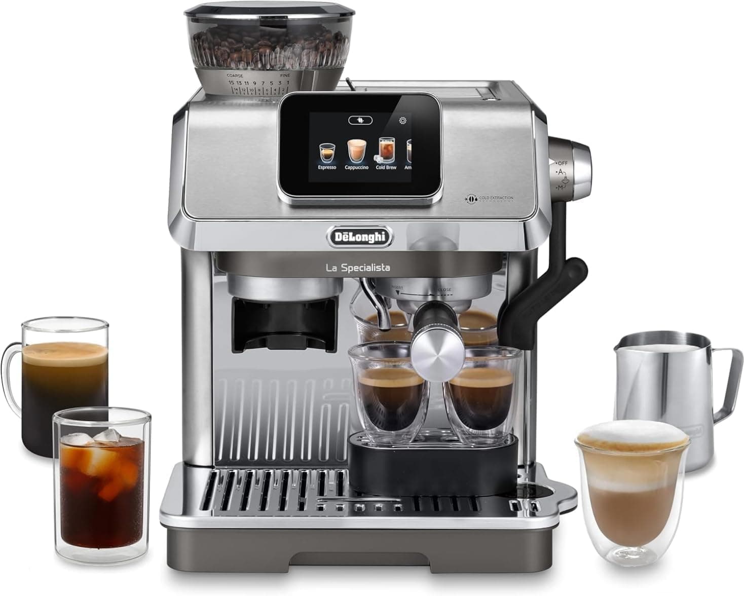 De'Longhi La Specialista Touch - Cafetera Espresso 10 Bebidas