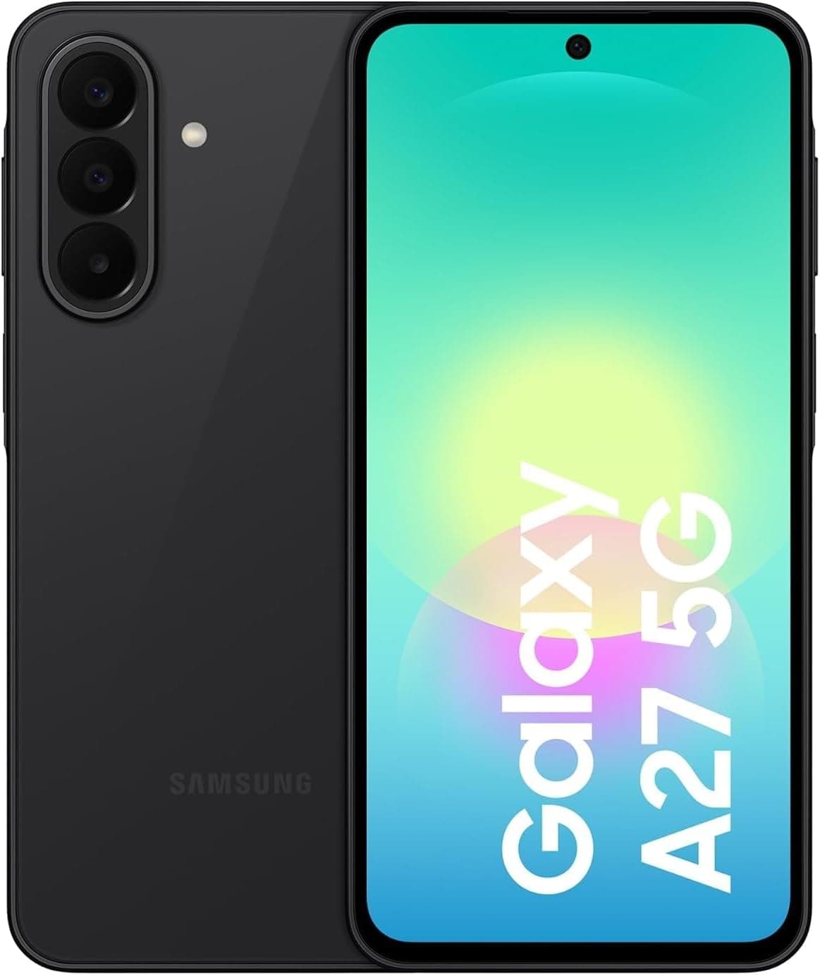 Samsung Galaxy A27 5G 128GB Teléfono Móvi con IA, Negro, Garantía 3+1 Años