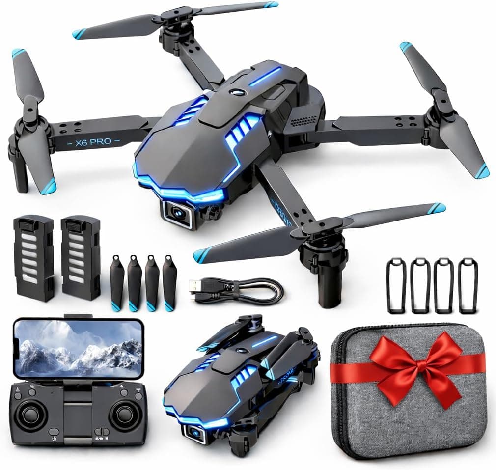 Dron con Camara 1080 para Niño y Adultos Juguete Regalo para Niño