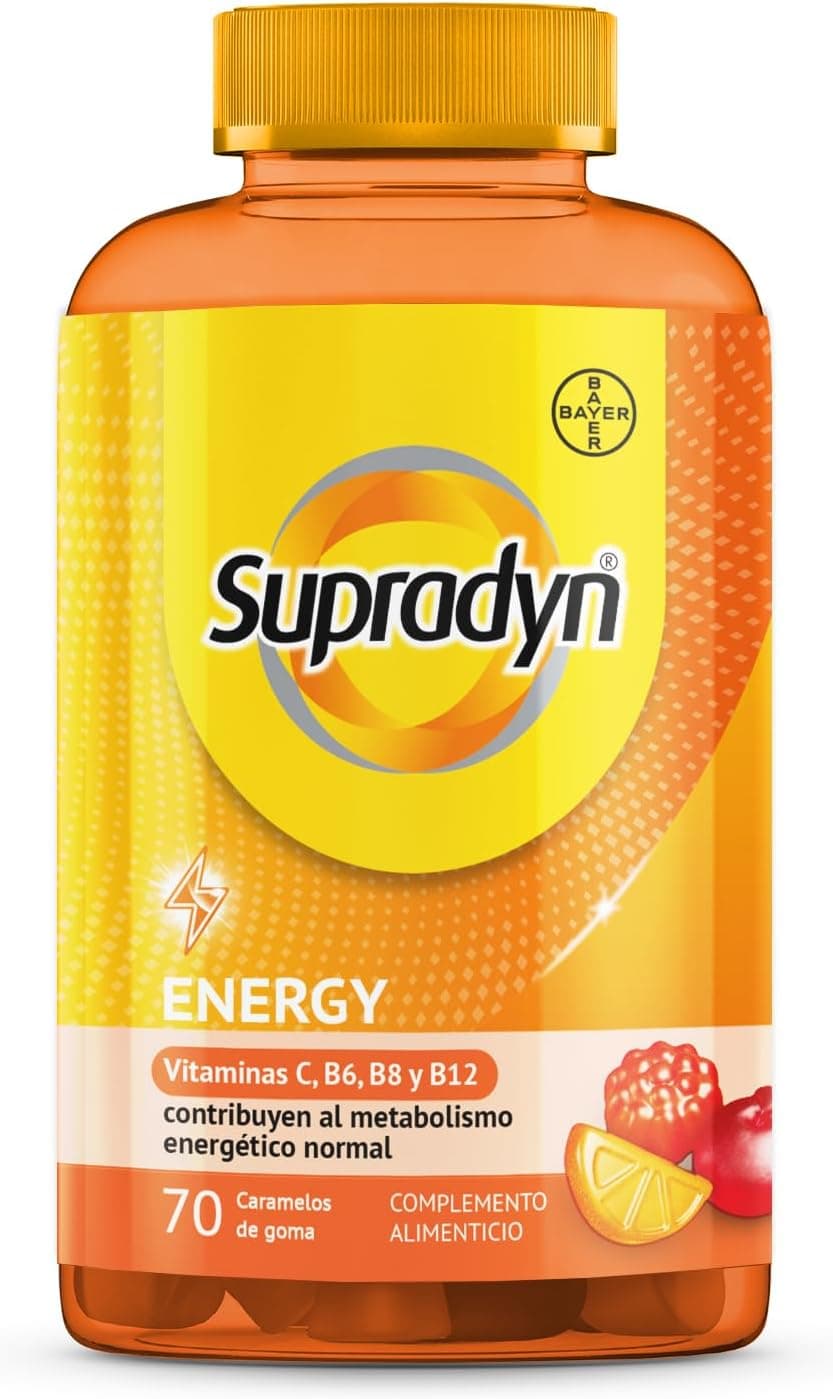 Supradyn Energy Gummies 70 Caramelos de Goma, Hombre y Mujer