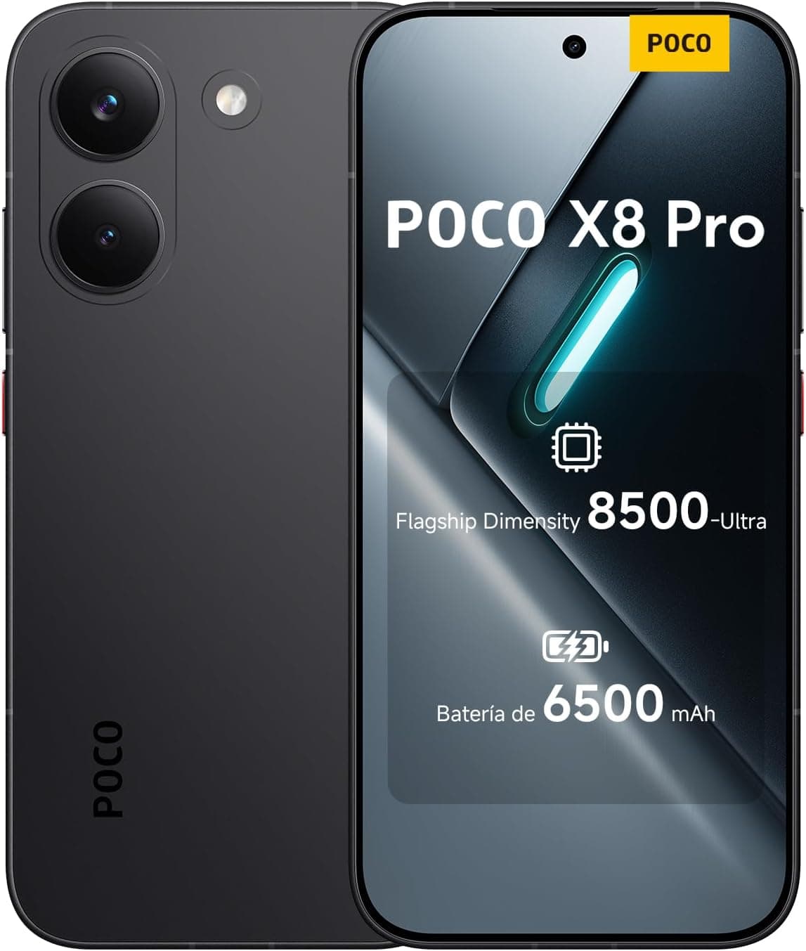 XIAOMI POCO X8 Pro Smartphone de 12+512GB Negro Batería de 6500mAh