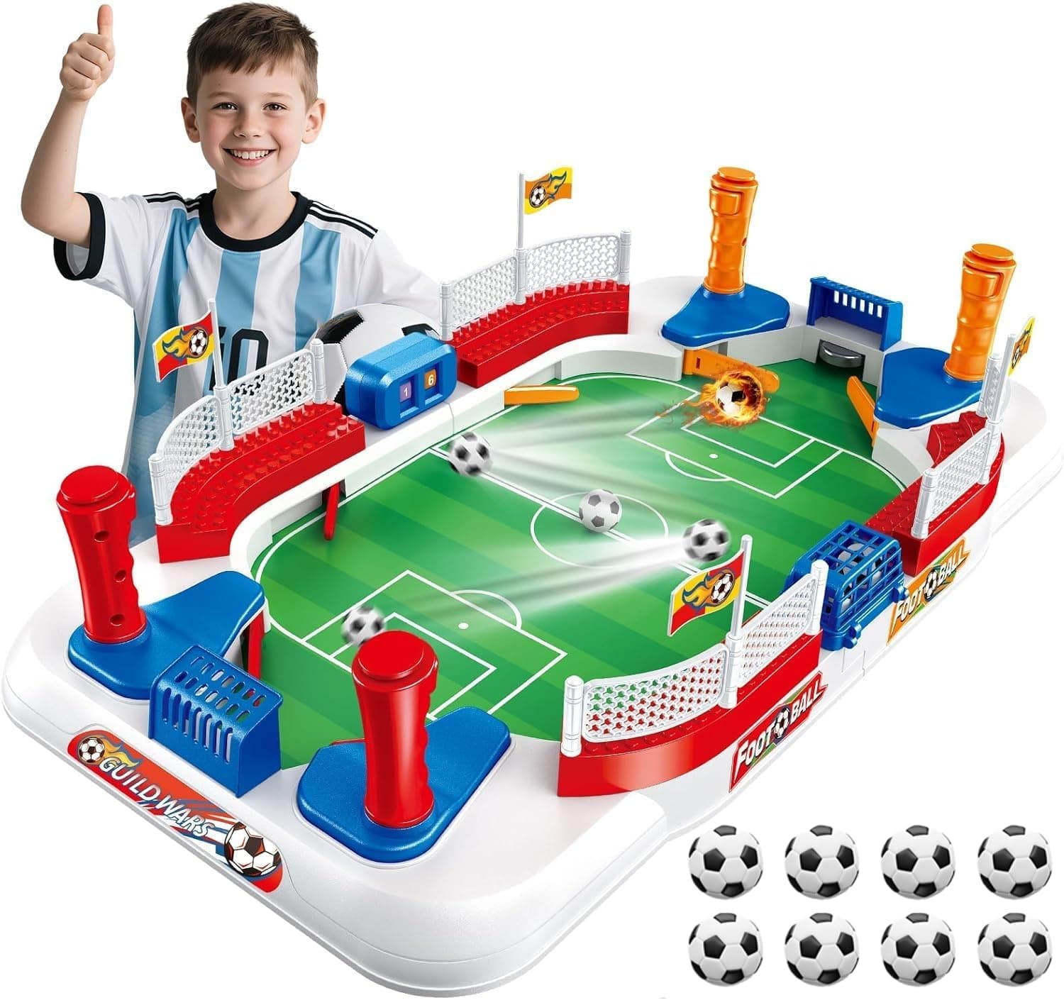 Futbolines para Niños Regalo Niño 4 5 6 7 8 Años Juguete Juego Mesa