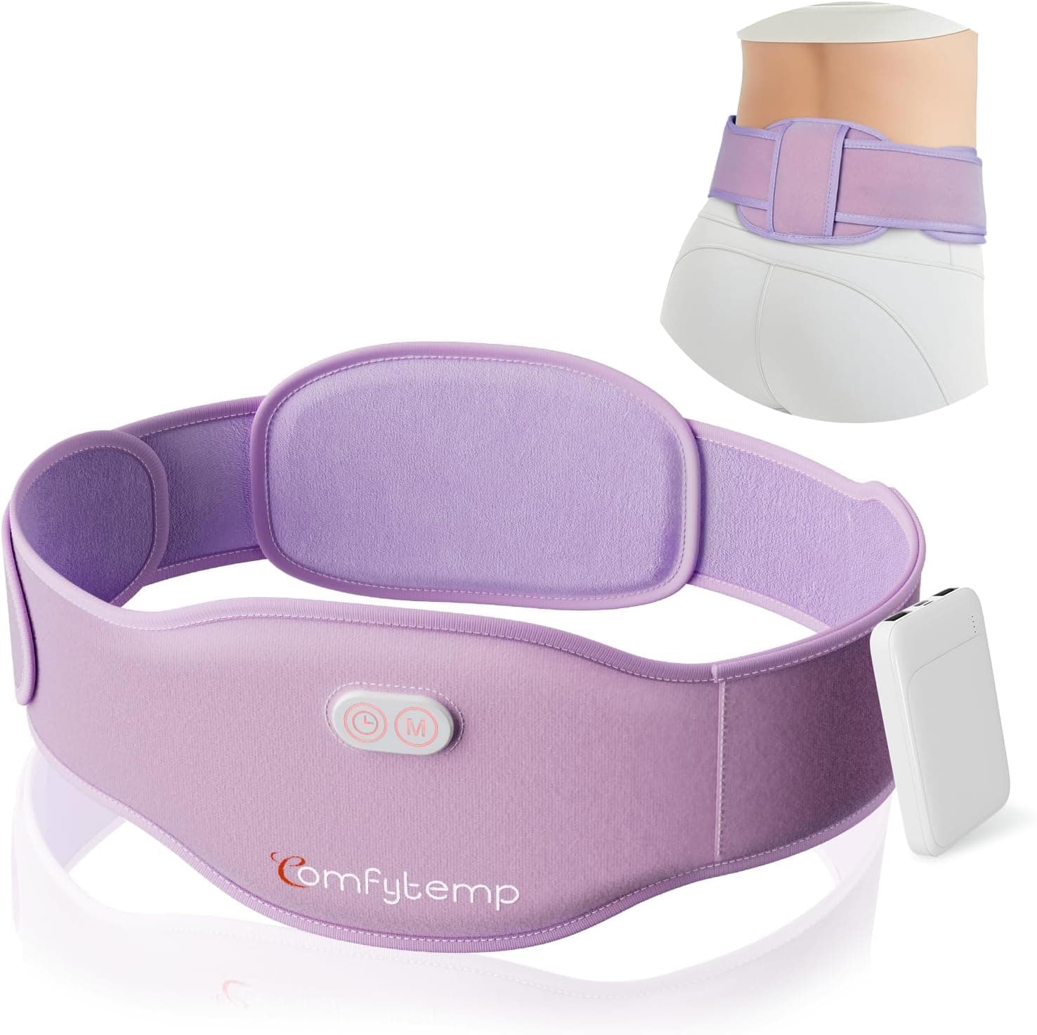 Comfytemp Almohadilla Térmica Menstrual Gran Tamaño para Abdomen y Espalda