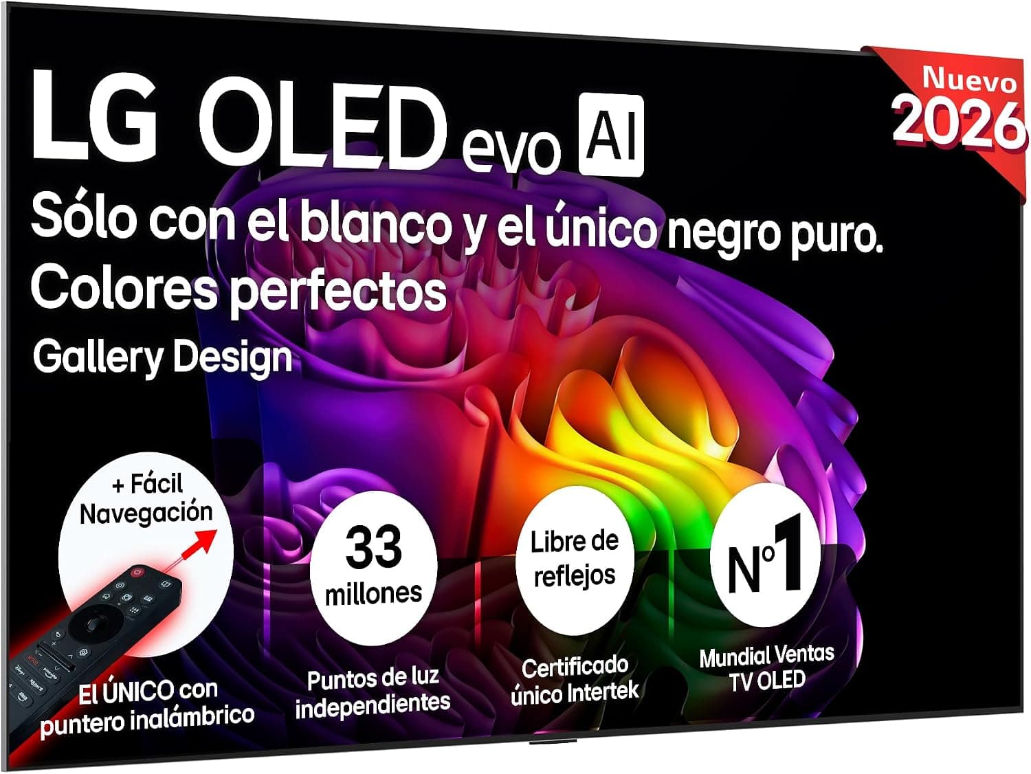 LG OLED83G64LW - Smart TV OLED EVO AI 83" 4K Sin Reflejos, 2026
