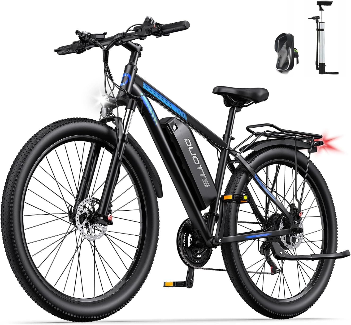 Bicicleta Electrica, 48V 15Ah Batería con Autonomía de 80‑100 km