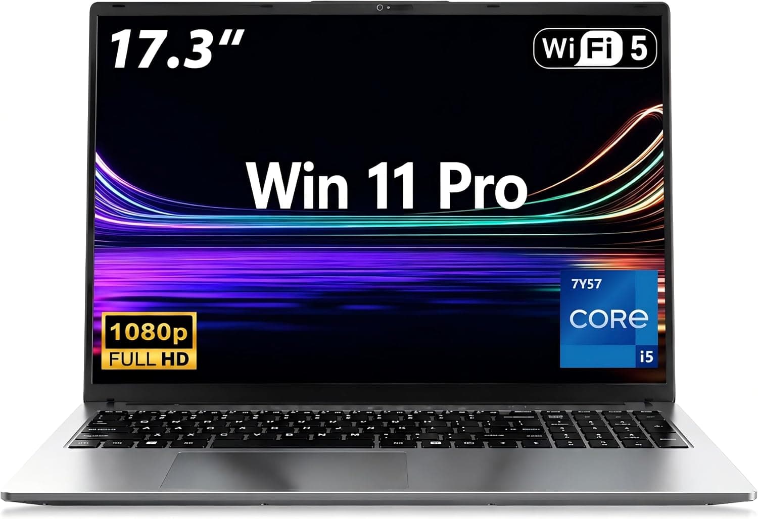 17,3" Ordenador Portátil i5-7Y57 16GB RAM 512GB SSD hasta 3,3GHz