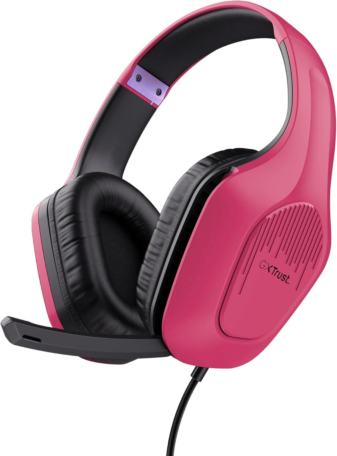 GXTrust Rayne Cascos Gaming Ligeros PC Xbox PS4 PS5 Switch Mobile, Rosado
