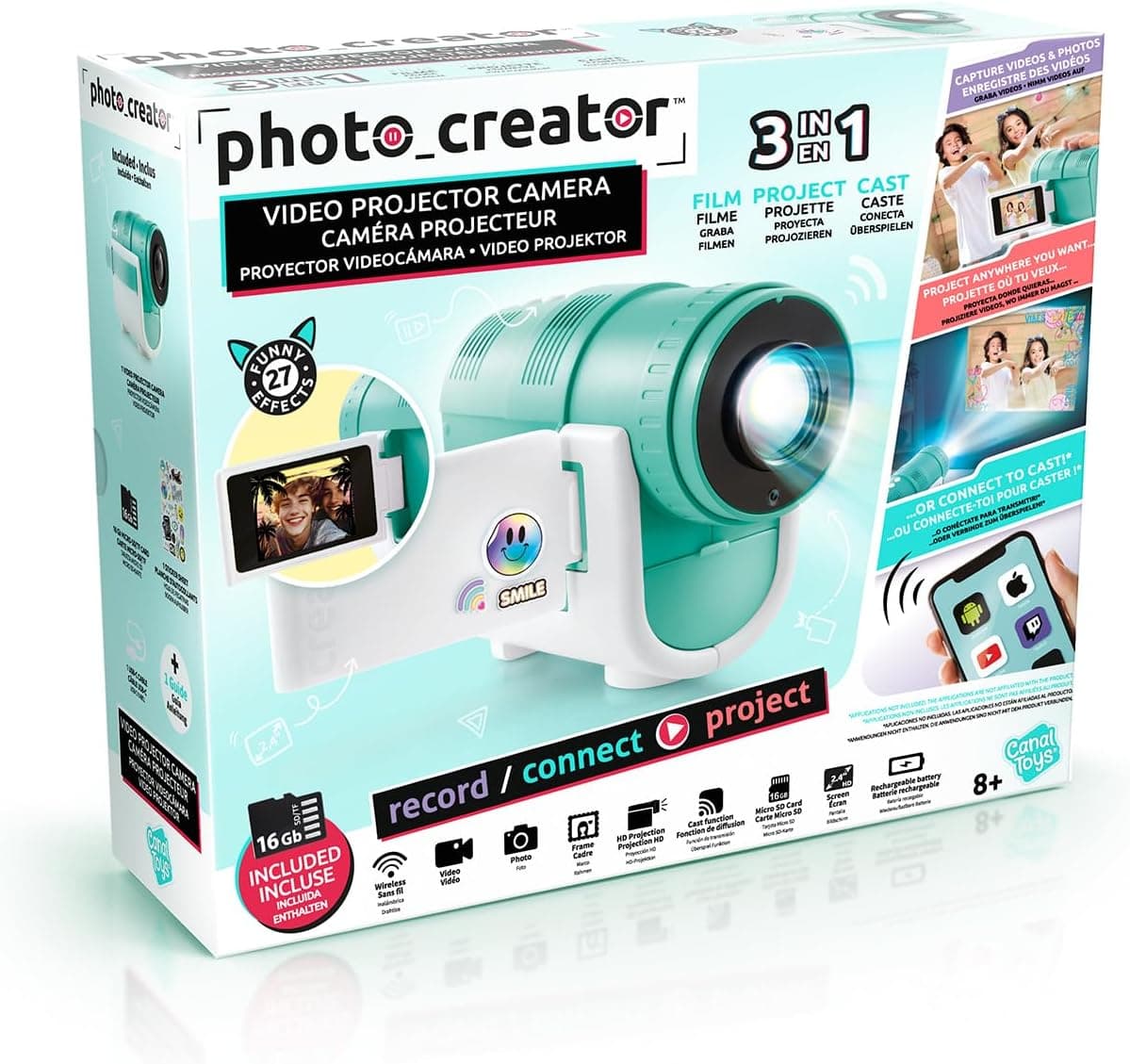 Canal Toys - Creator - Video Cámara Proyector Conectado al Móvil