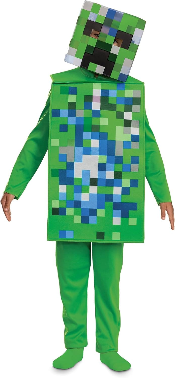 Disfraz de enredadera de Minecraft para niños