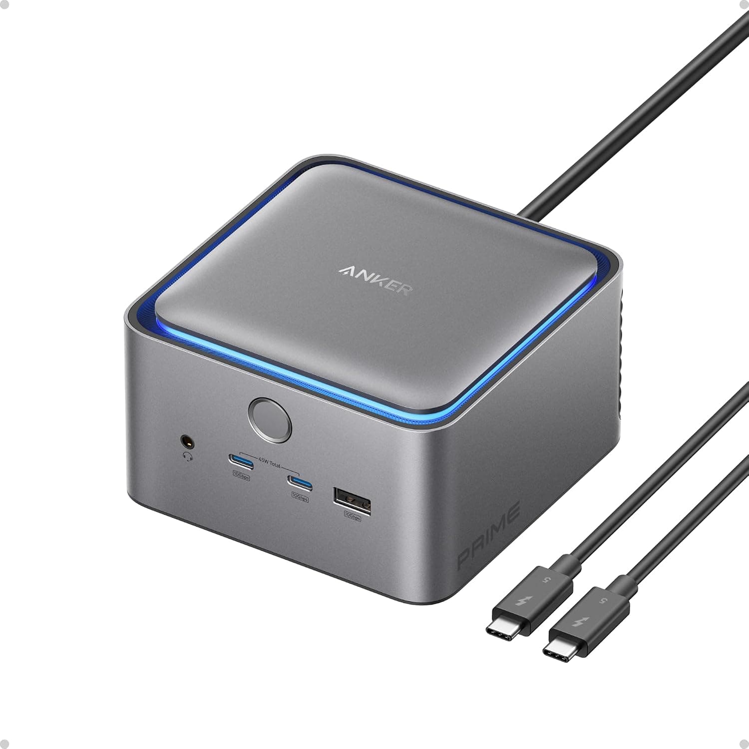 Anker Prime TB5 Docking Station 14 en 1, 120 Gbps, Pantalla 8K, Thunderbolt 5