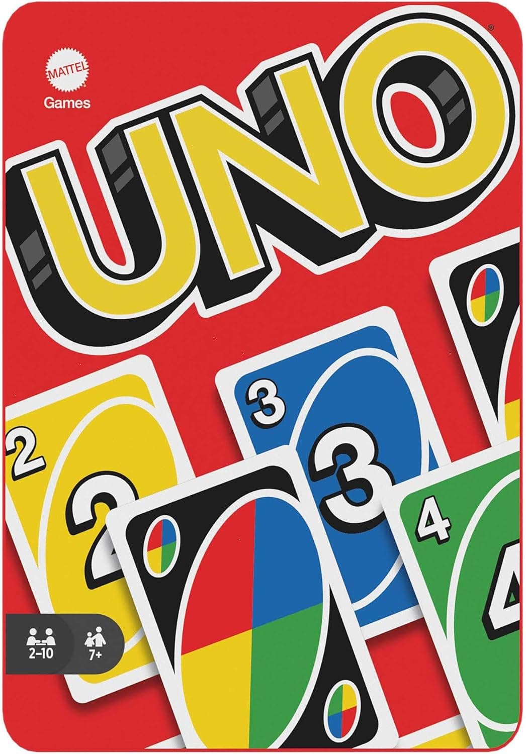 Mattel Games Juego de Cartas UNO, 7+ años, 2-10 Jugadores