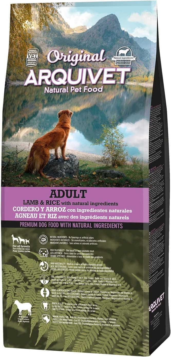 Arquivet Original Adult - Pienso para Perros Adultos - Cordero y Arroz - 12 kg