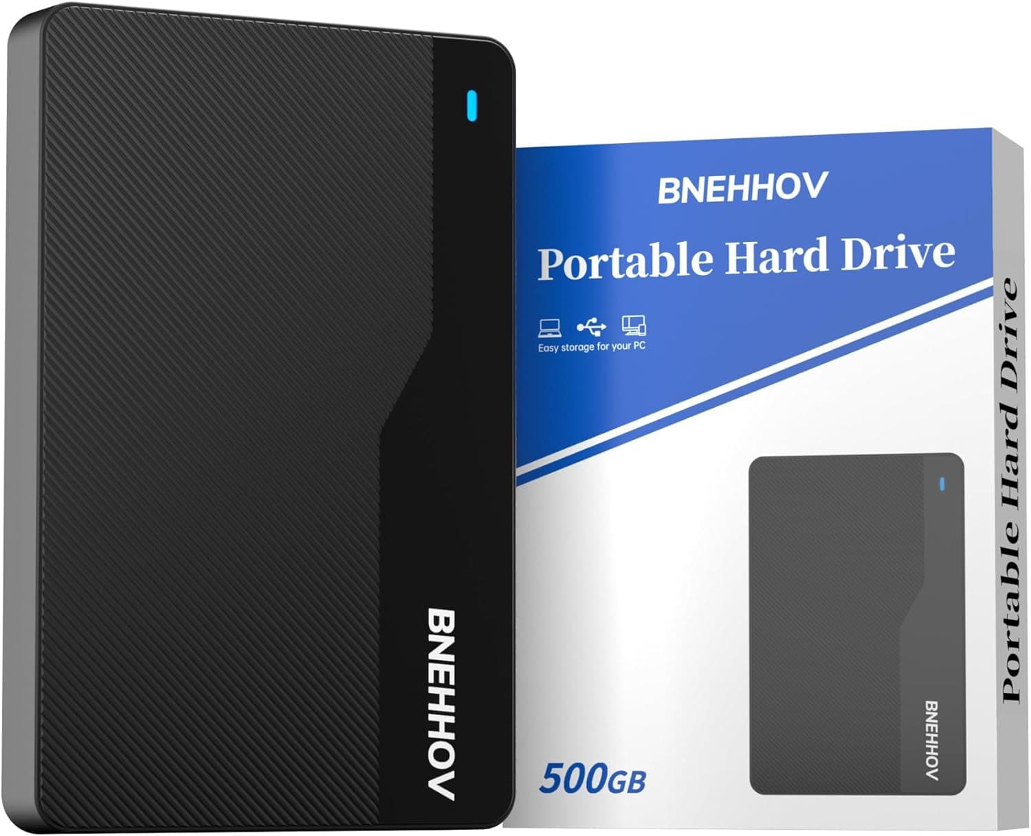 Disco Duro Externo Portátil Ultra Delgado 500GB HDD Disco Duro USB 3.0 SATA