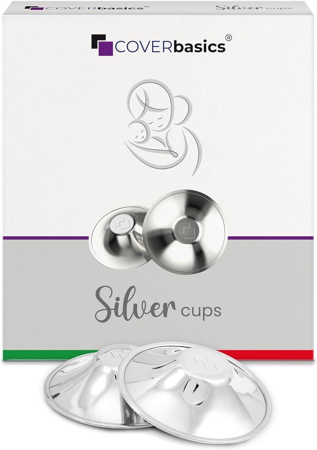 COVERbasics Pezoneras de Plata para la Lactancia Materna (Regular)