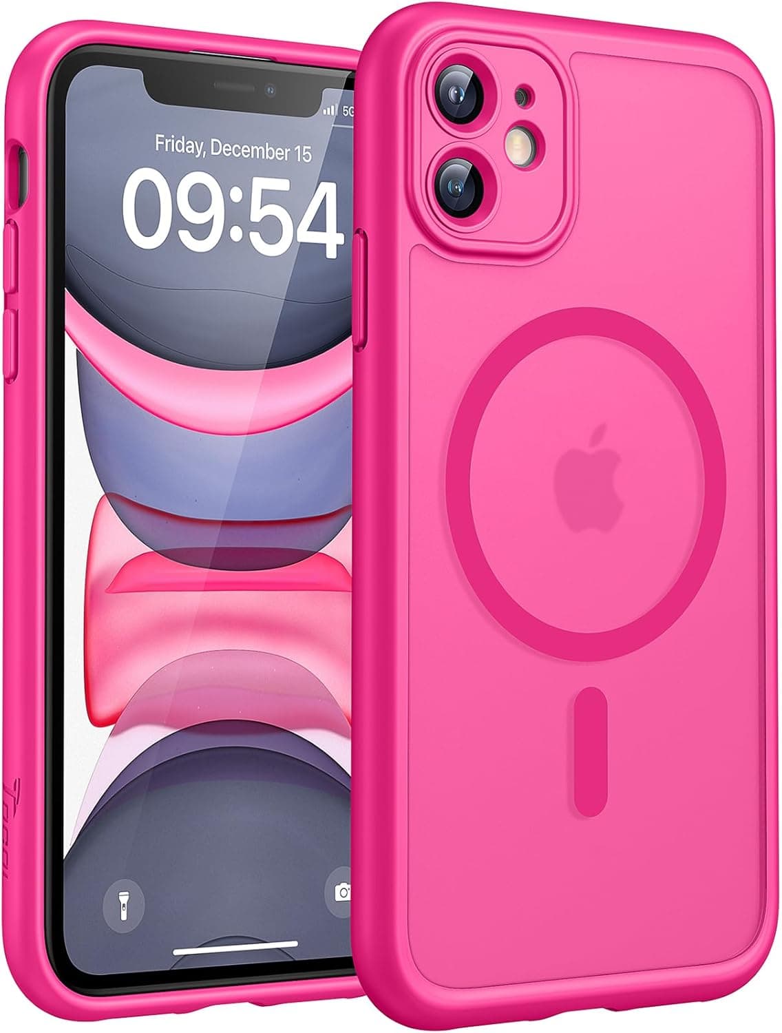 TOCOL Funda para iPhone 11 (6,1"), Compatible con MagSafe, Rosado