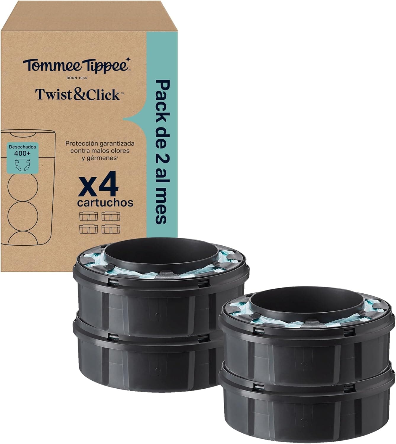 Tommee Tippee Cartuchos de recambio para contenedor de pañales Twist &