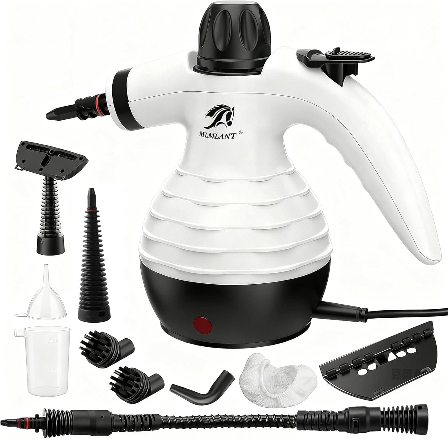 MLMLANT Limpiador A Vapor De Mano, Steam Cleaner Con 10 Accesorios