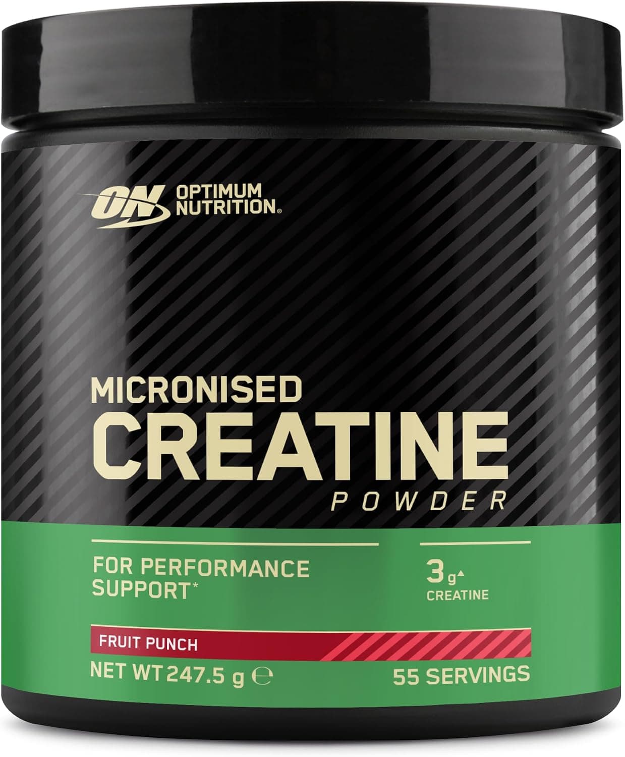 Optimum Nutrition Creatina Monohidrato Micronizada en Polvo, 247.5g