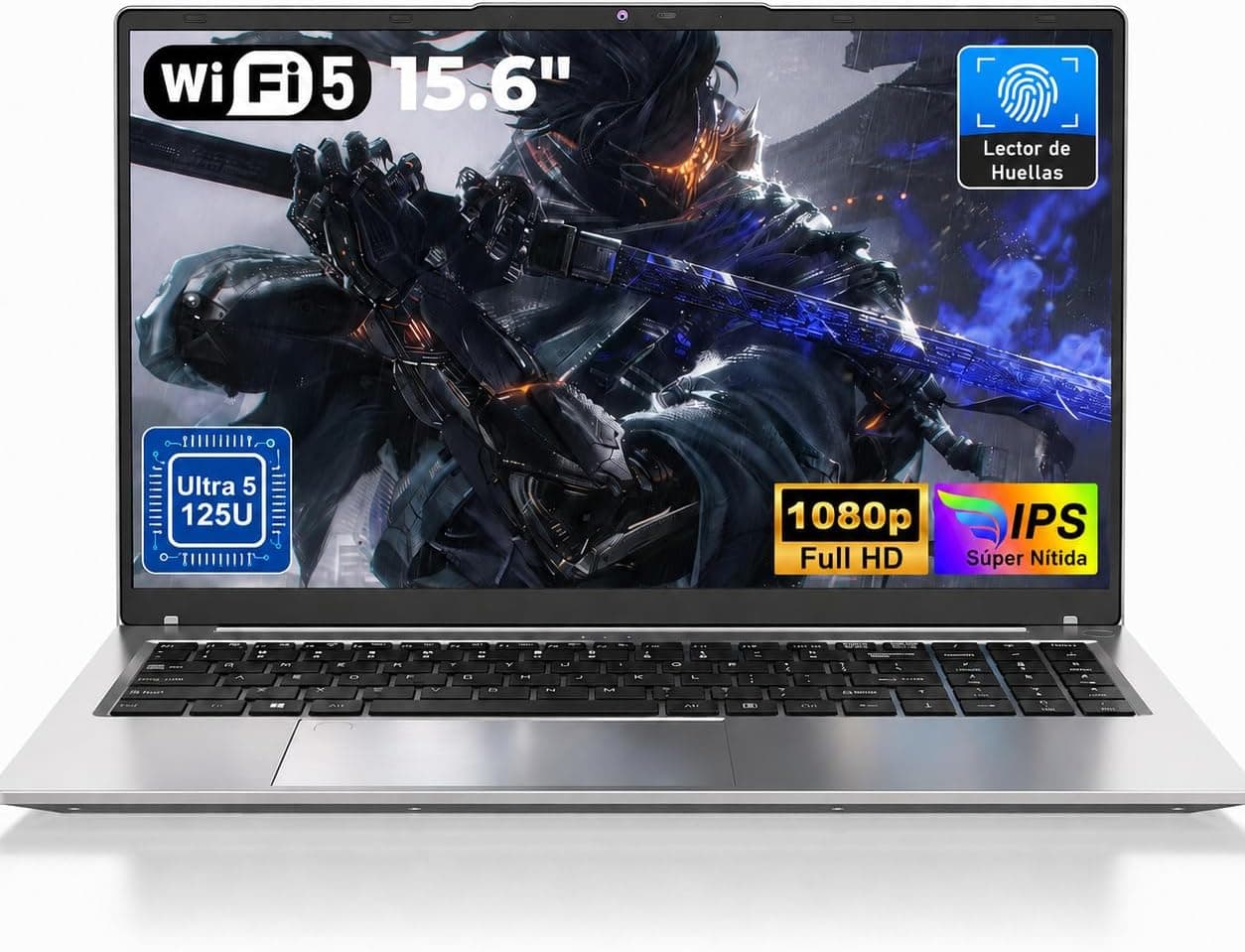 15,6 Pulgadas Gaming Pc Portátil con IA, Ultra 5 125U, 24GB RAM 1TB SSD