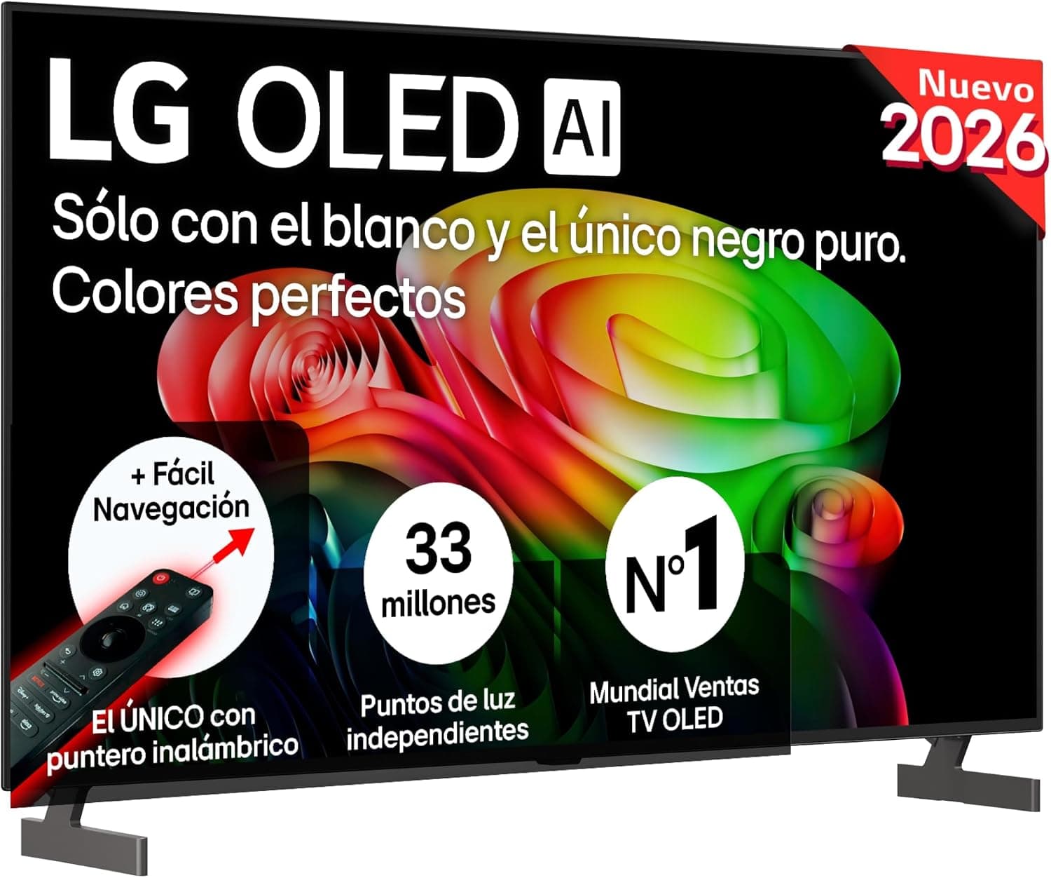 LG OLED55B65LA - Smart TV OLED AI 55" 4K Sin Reflejos 98.3%, 2026