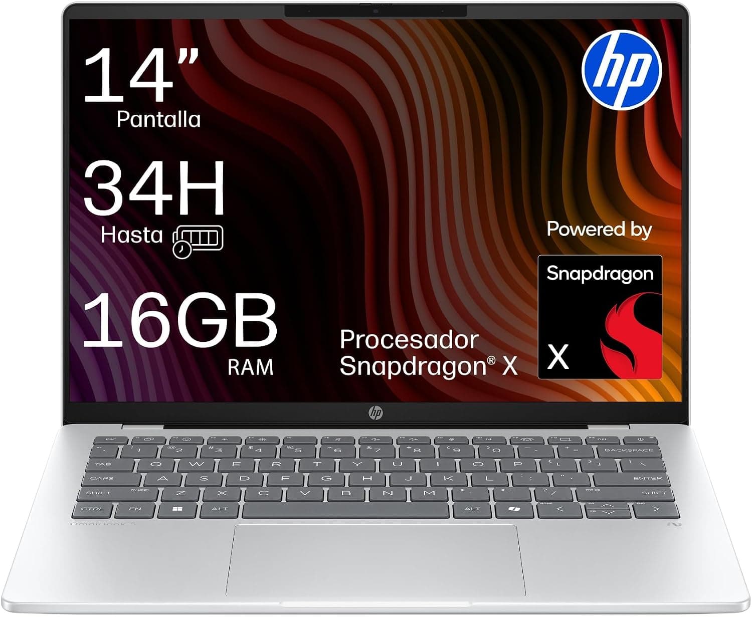 HP OmniBook 5 14-he0000nsx - Ordenador Portátil 14” OLED (1920x1200)