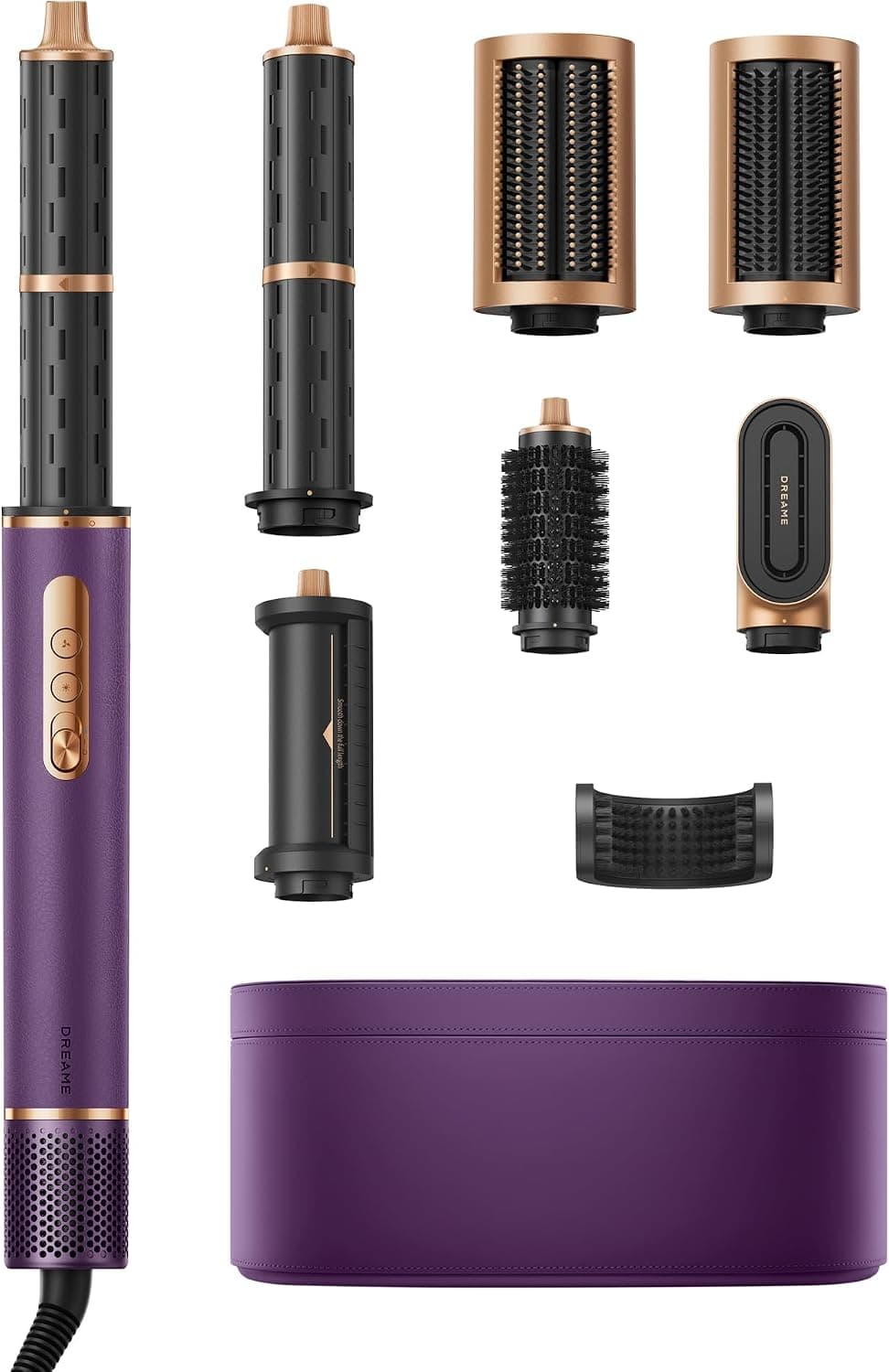 DREAME AirStyle Pro, Moldeador Múltiple 7 en 1, Secado Rápido, 2 Cilindros