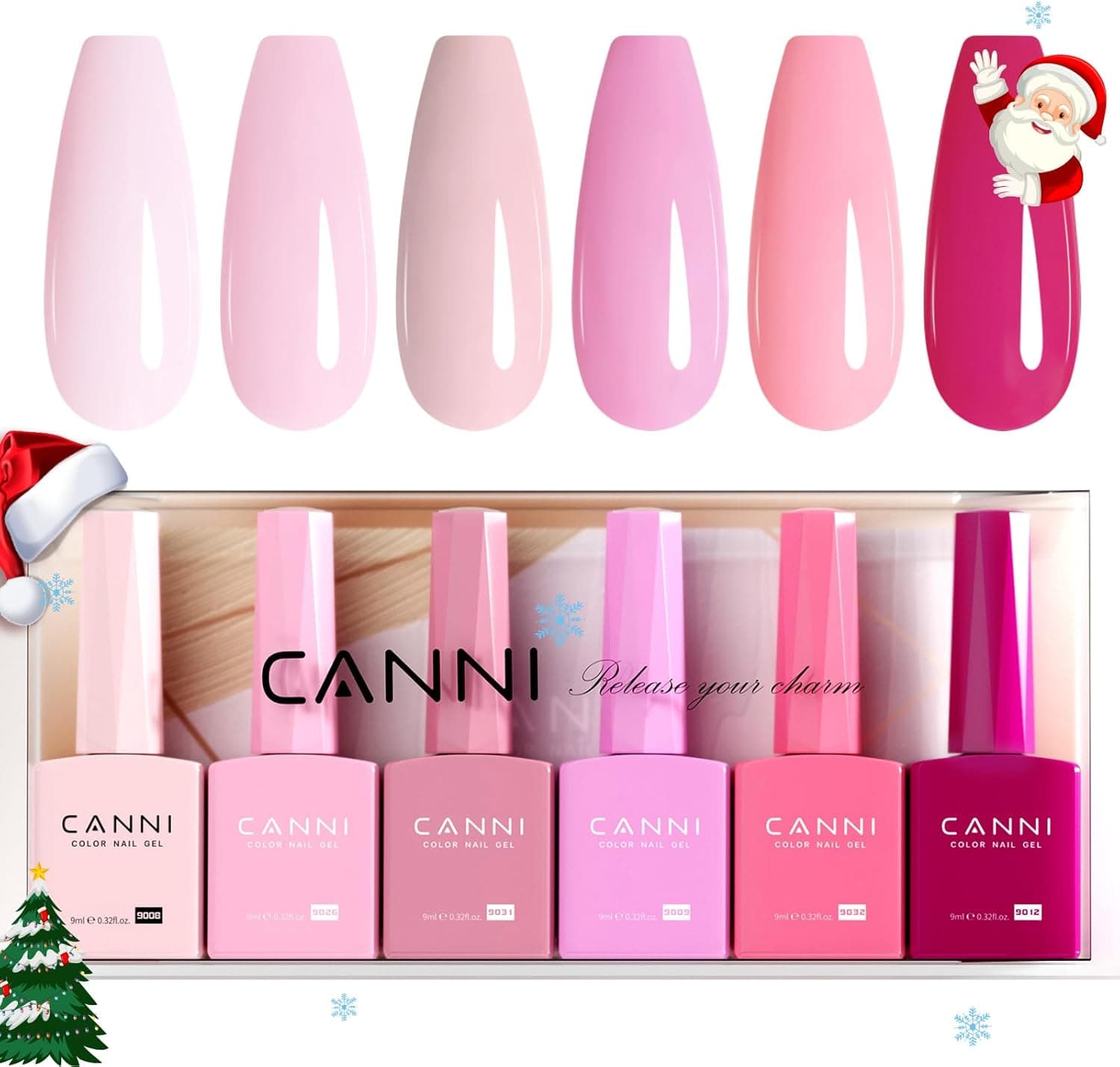 CANNI Esmaltes Semipermanentes de Uñas en Gel 6 Color