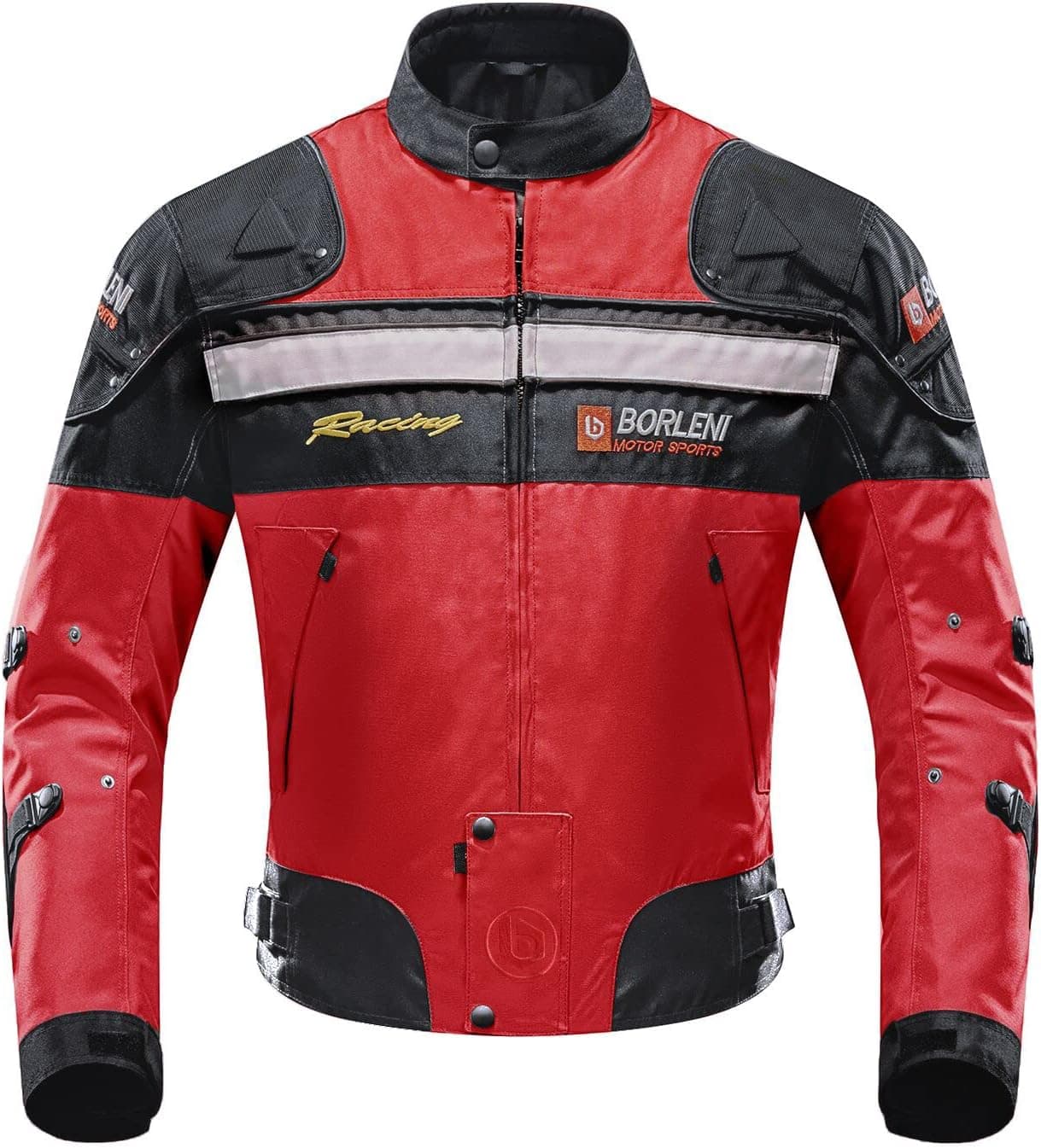 BORLENI Chaqueta de moto a prueba de viento motocicleta armadura de equipo de protección otoño invierno verano para hombre de toda estaciòn XXL