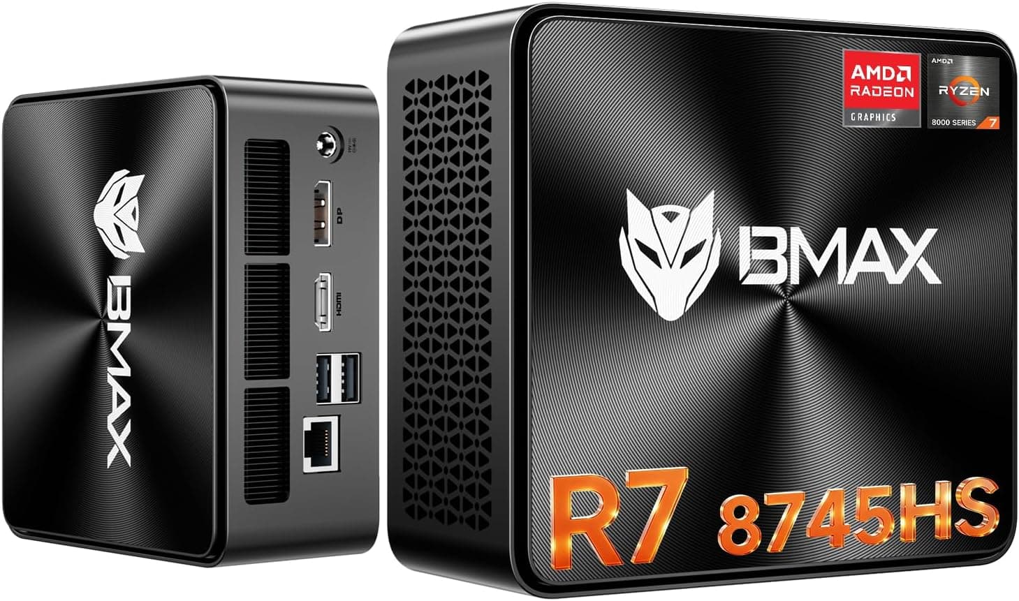 BMAX B8APro Mini PC AMD Ryzen 7 8745HS Radeon 780M 16GB DDR5 512GB NVMe SSD