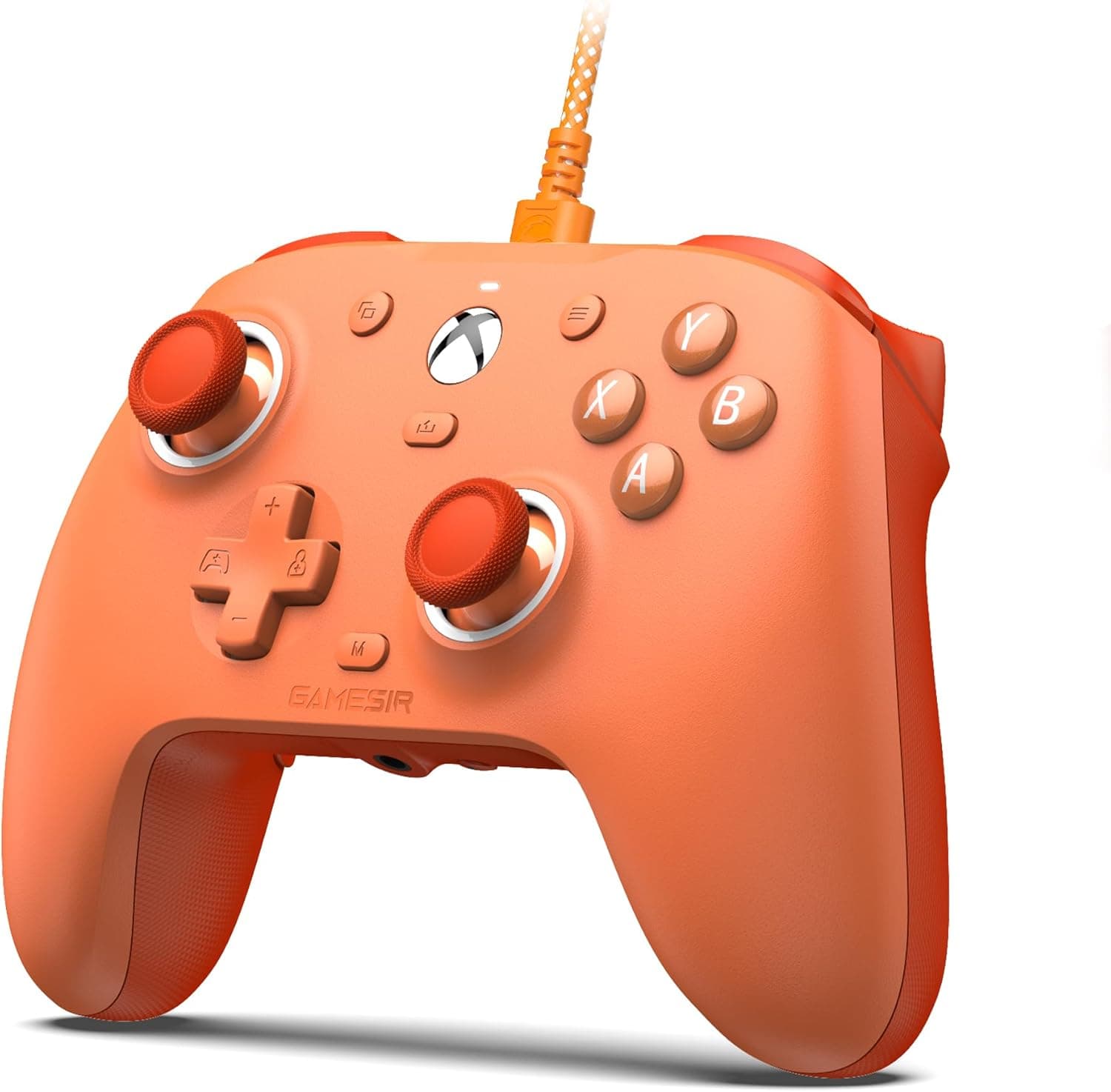 GameSir G7 SE Controlador con Cable para Xbox Series X|S, Controlador Xbox con Joystick con Sensor de Efecto Hall, Funciona con Xbox One y Windows 10/11, con Licencia Oficial para Xbox (Naranja)